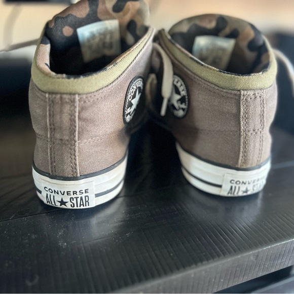 Converse Kids Brown Camouflage High-Tops - Picture 1 of 2